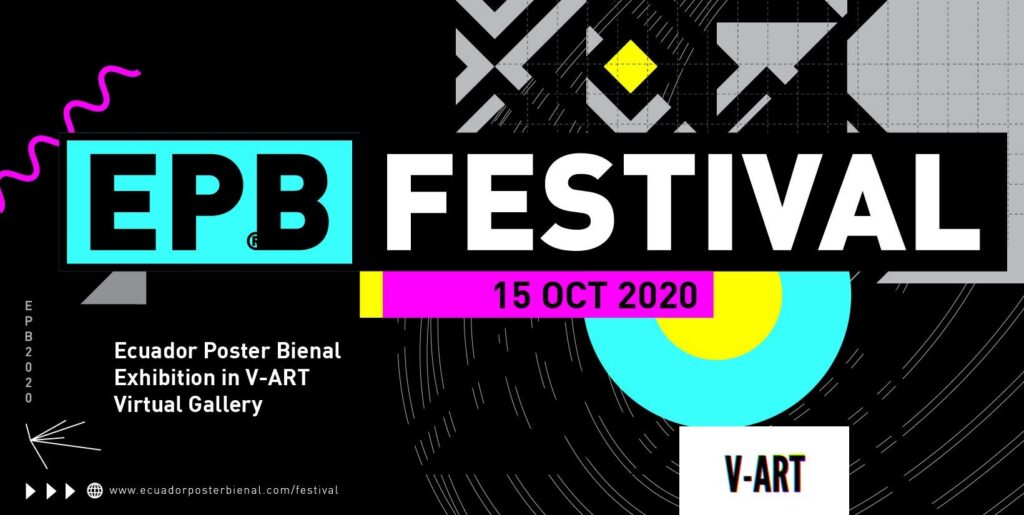 Ecuador Poster Bienal 2020 - V-ART Virtual Exhibitions