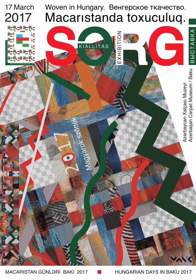 poster for to hungarian days in baku carpet exhibition